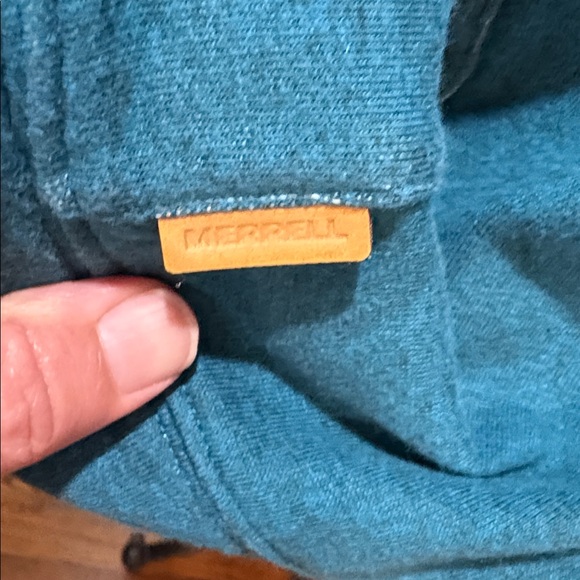 Merrell sz M blue green soft turtleneck hiking/ camping dress - Picture 5 of 7